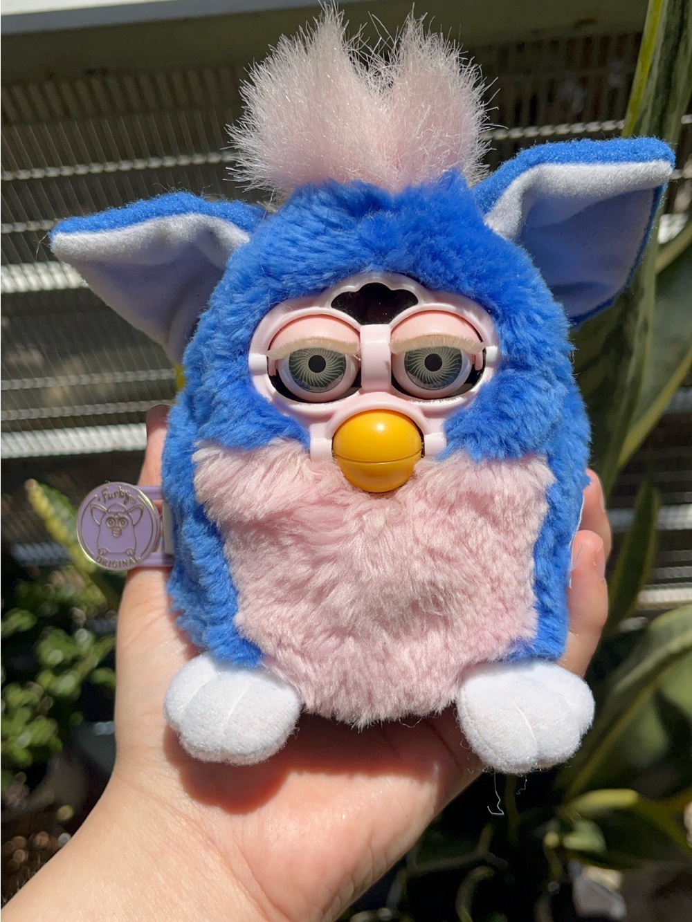 Furby Babies Little Baby Blue Pink Hair 1999
Tiger Electronics, Working!